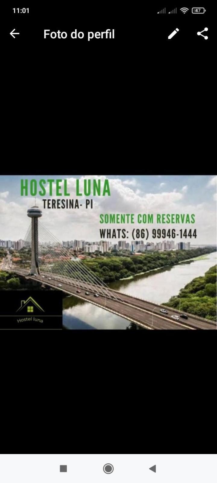 Hostel Luna Teresina Exterior foto